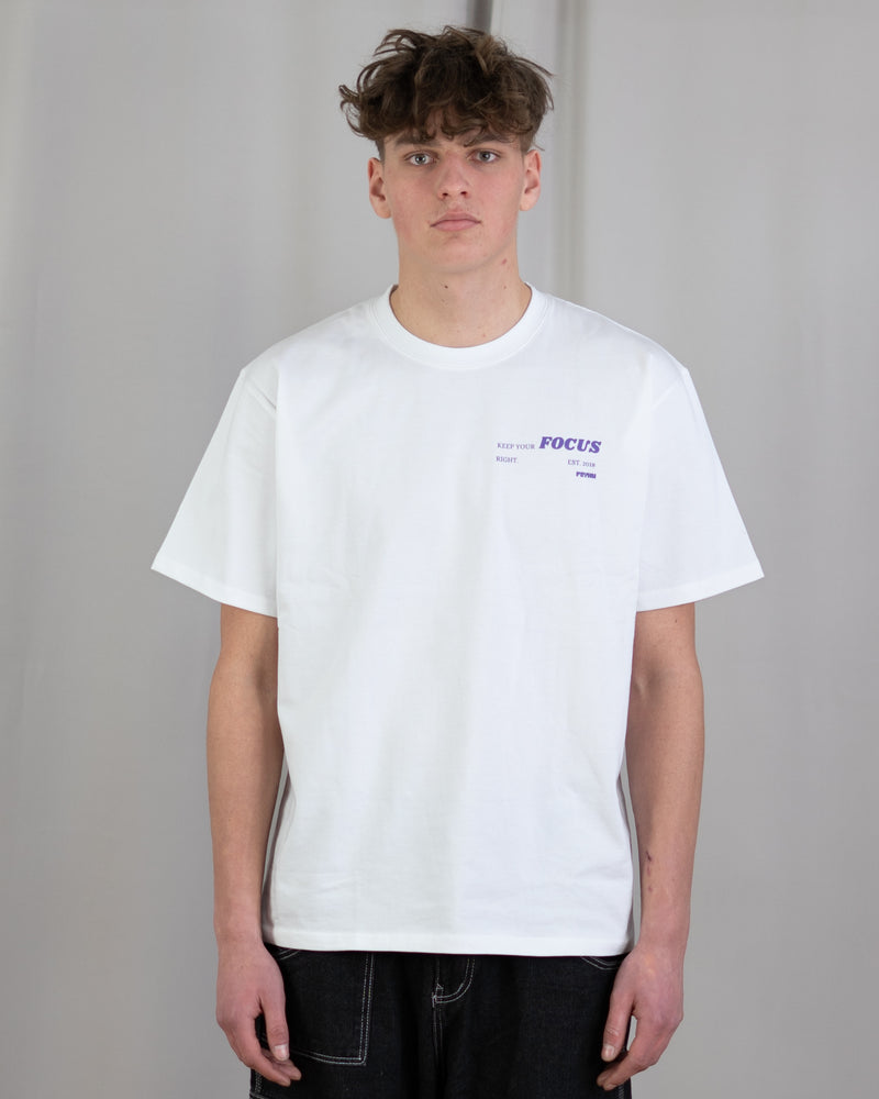 "KEEP FOCUS" T-SHIRT - PURPLE