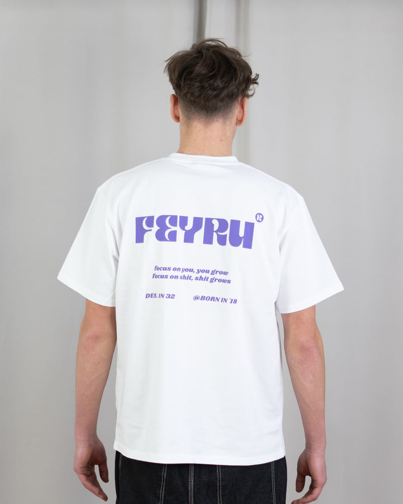 "KEEP FOCUS" T-SHIRT - PURPLE