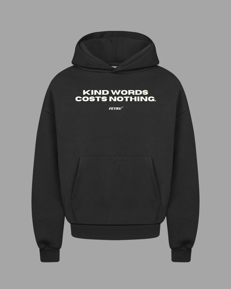 "KIND WORDS" HOODIE - GREY