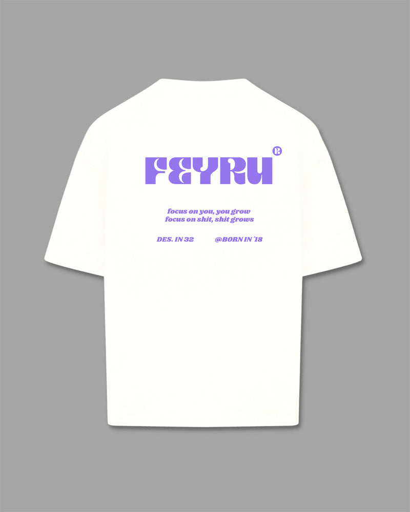 "KEEP FOCUS" T-SHIRT - PURPLE